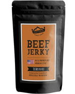 Beef Jerky Teriyaki, Süß und würzig, Klassisches Trockenfleisch, American Line, Dörrfleisch aus Deutschland, Rindfleisch aus Hausschlachtung