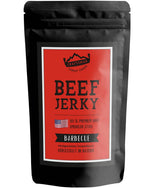Amerikanisches Beef Jerkey, Barbecue, BBQ, Zutatenliste und Nährwerttabelle, American Line, süß und rauchig