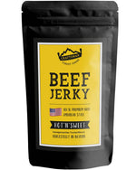 Beef Jerky American Style, Hot und Sweet, Scharf und süß, natürliches Trockenfleisch aus Bayern, Dörrfleisch von Craftsman Foods