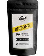 Biltong, Trockenfleisch aus Namibia, Südafrika Beef Jerky, ohne Zucker, Original, mit Koriander, 100% natürlich