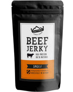 Trockenfleisch Smoky, rauchig, Protein-Snack, 100% natürlich, Hergestellt in Bayern, Beef Jerky ohne Zucker und Konservierungsstoffe von Craftsman Foods