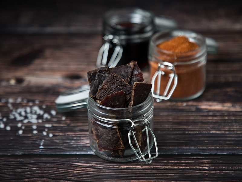 Beef Jerky bestellen, Jerkey Beef Teriyaki, Trockenfleisch aus Deutschland Bayern, Beef Jerky online Shop, Craftsman Finest Foods, American Beef Jerky