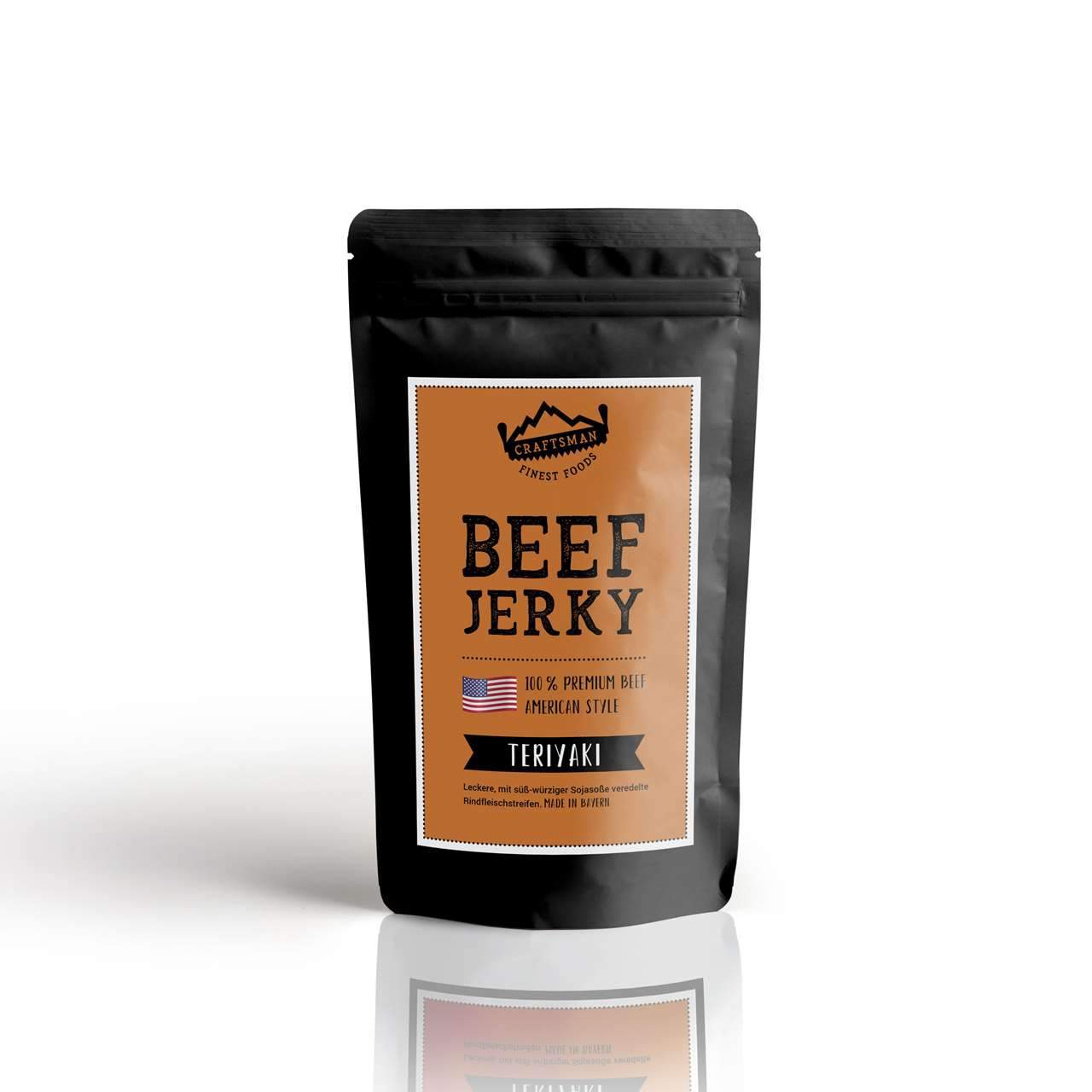 Beef Jerky Teriyaki | würzig süß | USA-Style | Made in Germany kaufen ...