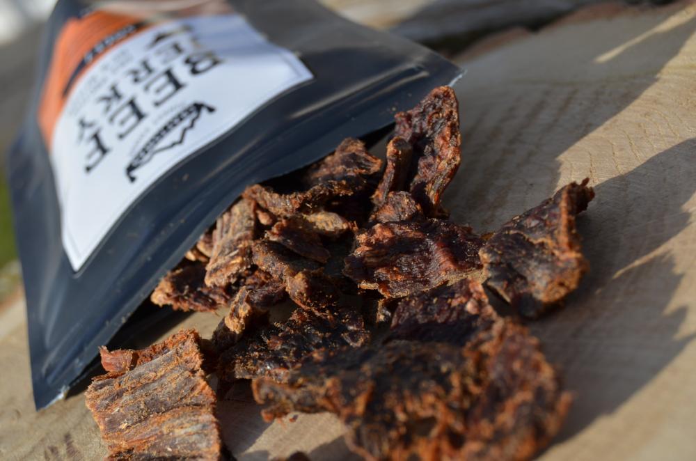 Craftsman Foods, Beef Jerky, Trockenfleisch, Jerky Beef, Beef Jerkey, Trockenfleisch aus Bayern, Beef Jerky Deutschland, Beef Jerky Smoky, Trockenfleisch mit Buchenholzrauch, Beef Jerky natürlich, Trockenfleisch ohne Zucker, Beef Jerky zuckerfrei