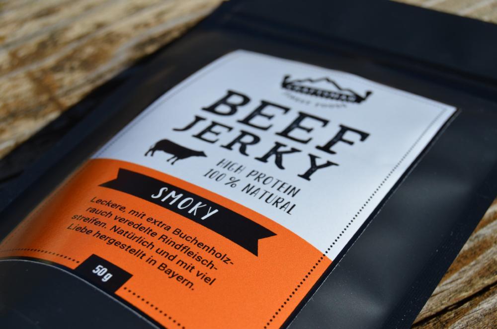 Craftsman Foods, Beef Jerky, Trockenfleisch, Jerky Beef, Beef Jerkey, Trockenfleisch aus Bayern, Beef Jerky Deutschland, Beef Jerky Smoky, Trockenfleisch mit Buchenholzrauch, Beef Jerky natürlich, Trockenfleisch ohne Zucker, Beef Jerky zuckerfrei