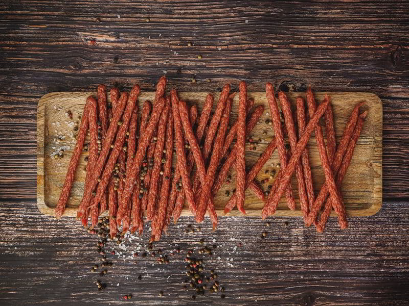 Mini Salami, Dauerwurst, Snack Sticks, Craftsman Finest Foods, Wurst-Snack, ohne Kühlung haltbar, Proviant, Pausenbrot